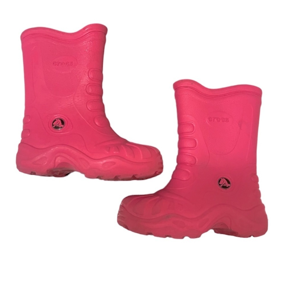 Crocs Toddler Hot Pink Rain Boots